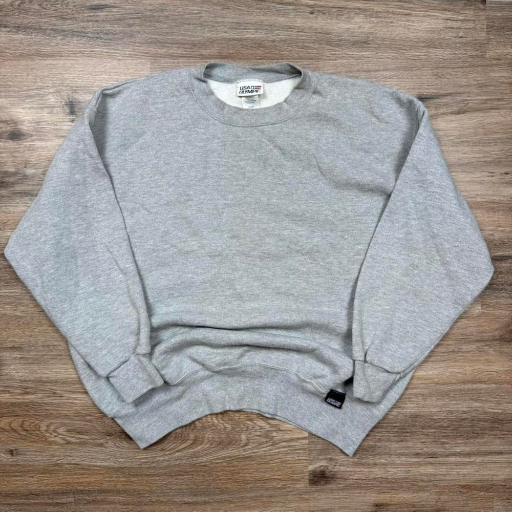 vintage 90s blank usa olympic heavyweight crewneck sweatshirt